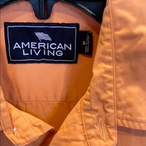 American living shirt sleeve button down